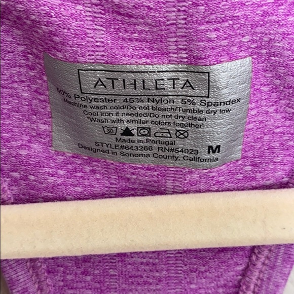 (2) Athleta Razor Back Tank Tops Small - Picture 3 of 7